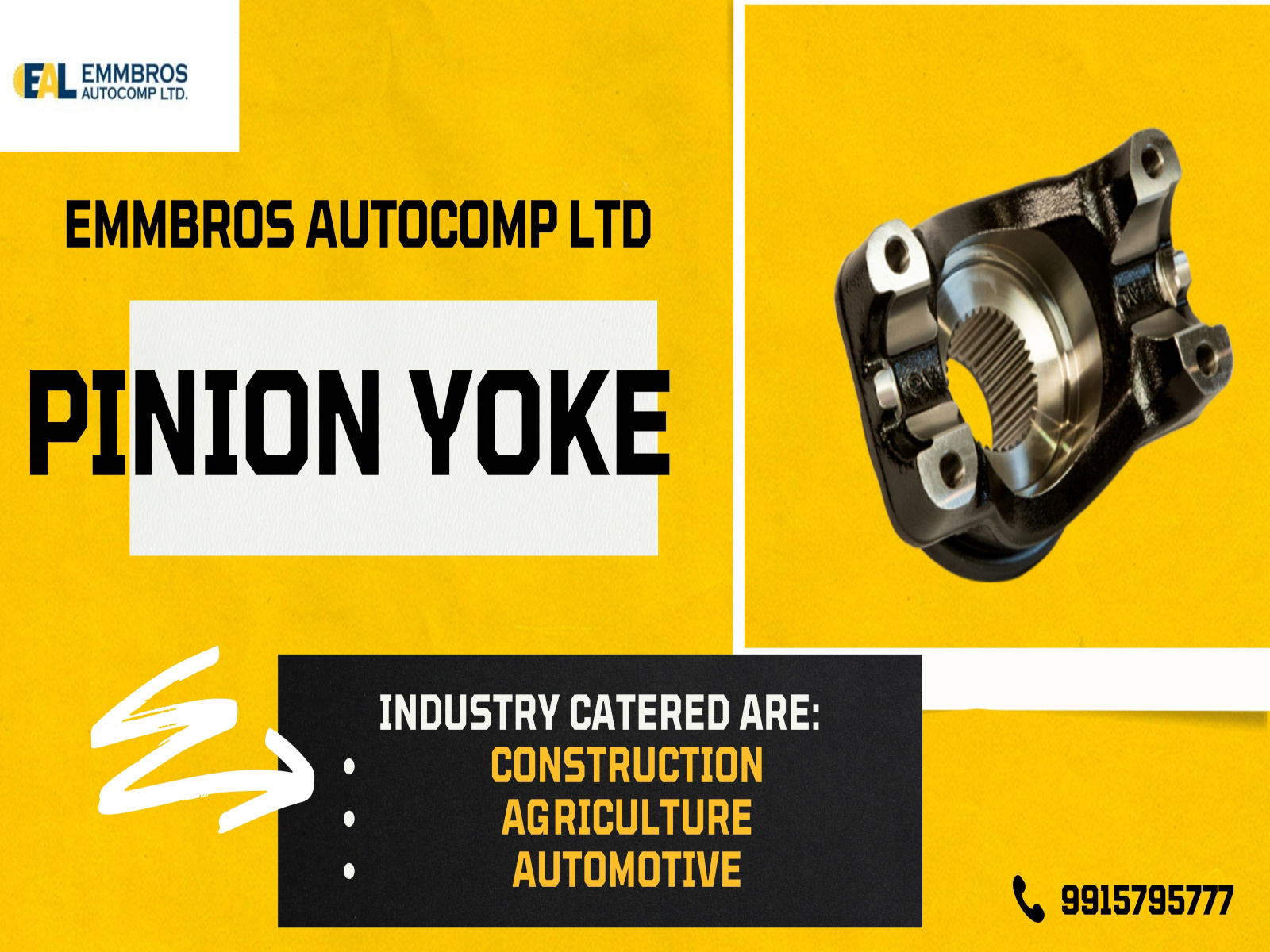 Pinion Yoke Emmbros Limited by Emmbros Ltd on Dribbble