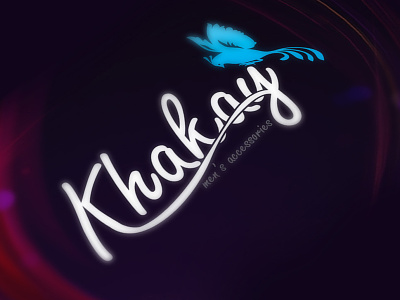Khakay Logo accessories blue brand cloth curves id identity illustration logo men vector