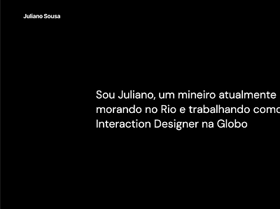 Portfolio - Home animation branding concept html minimal minimalist personal brand personal logo personal project portfolio scroll scroll animation ui ui design website