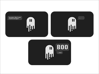 Boo ! boo datatype ghost halloween programmer