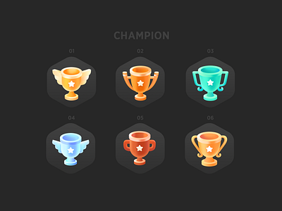 Champion achievement app champion prize ui