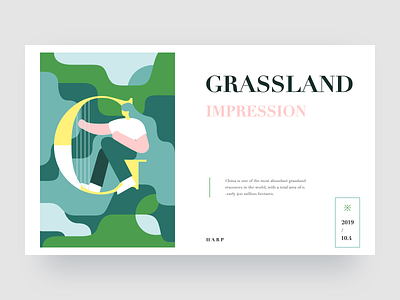 Grassland impression