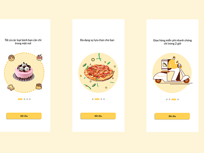 Onboarding Screen Food App