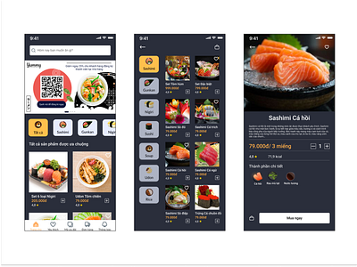 Japanese Restaurant App app branding ui