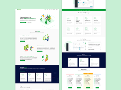 Aktiva Website #porfolio #ptaktivakreasiinvestama 3d animation app branding clean design flat graphic design illustration landing page logo motion graphics ui web web design