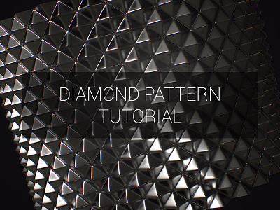 Diamond Pattern tutorial 3d pattern tutorial
