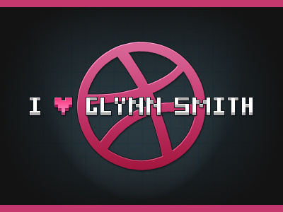 I [heart] Glynn Smith debut dribbble glynn i invite love smith