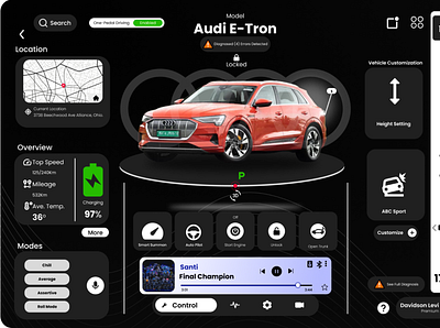 Audi app design app audi figma ui uiux