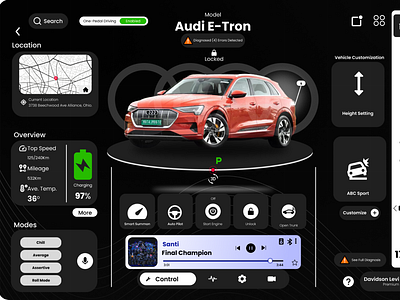 Audi app design