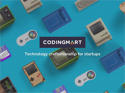 Codingmart Rebranding home page rebranding services startup web ui