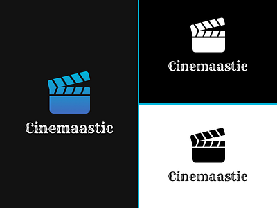 Cinemaastic logo app app logo application logo ui ui logo ux