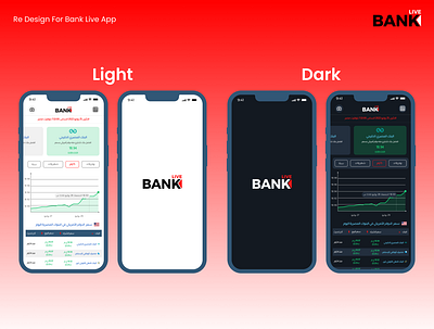 Re Design For Bank Live App | 2022 2022 app bank live re design ui