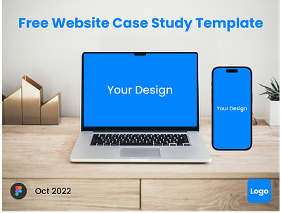 Free Case Study Presentation for Website & Mobile App (Figma) 2022 app case figma for free logo mobile page presentation sketch study website xd