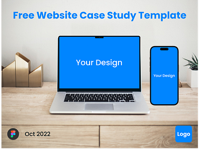 Free Case Study Presentation for Website & Mobile App (Figma)