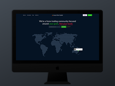 Long & Short Capital - Dark Mode community dark mode user interface website