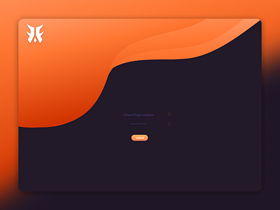 DARK Version 2 app figma gradient login screen ui design ux web app