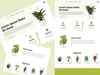 Plants and Services Landing Page