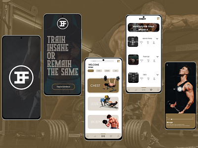 Fitness Mobile App UI Concept Design