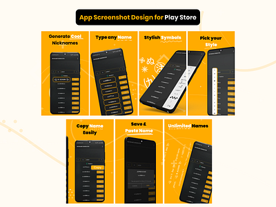 App Screenshots Design For Play Store