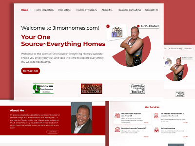 Jimonhomes website Design branding design graphic design illustration landing page landing page design logo ui ui ux vector