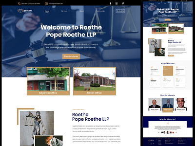 Roethe Law Firm Website Design