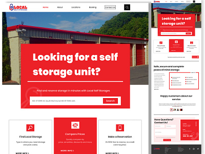 Self Storages Website Design