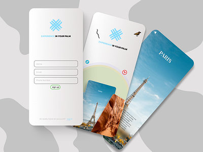 Travel App app branding design graphic design icon landing page minimal ui ux web