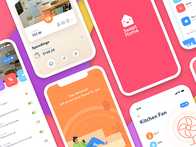 Sweet Home Case Study application case study energy medium mobile design monitor process publish smart home ux uxdesign