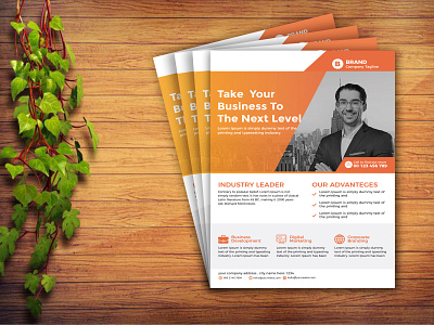 Corporate Flyer Template Design business