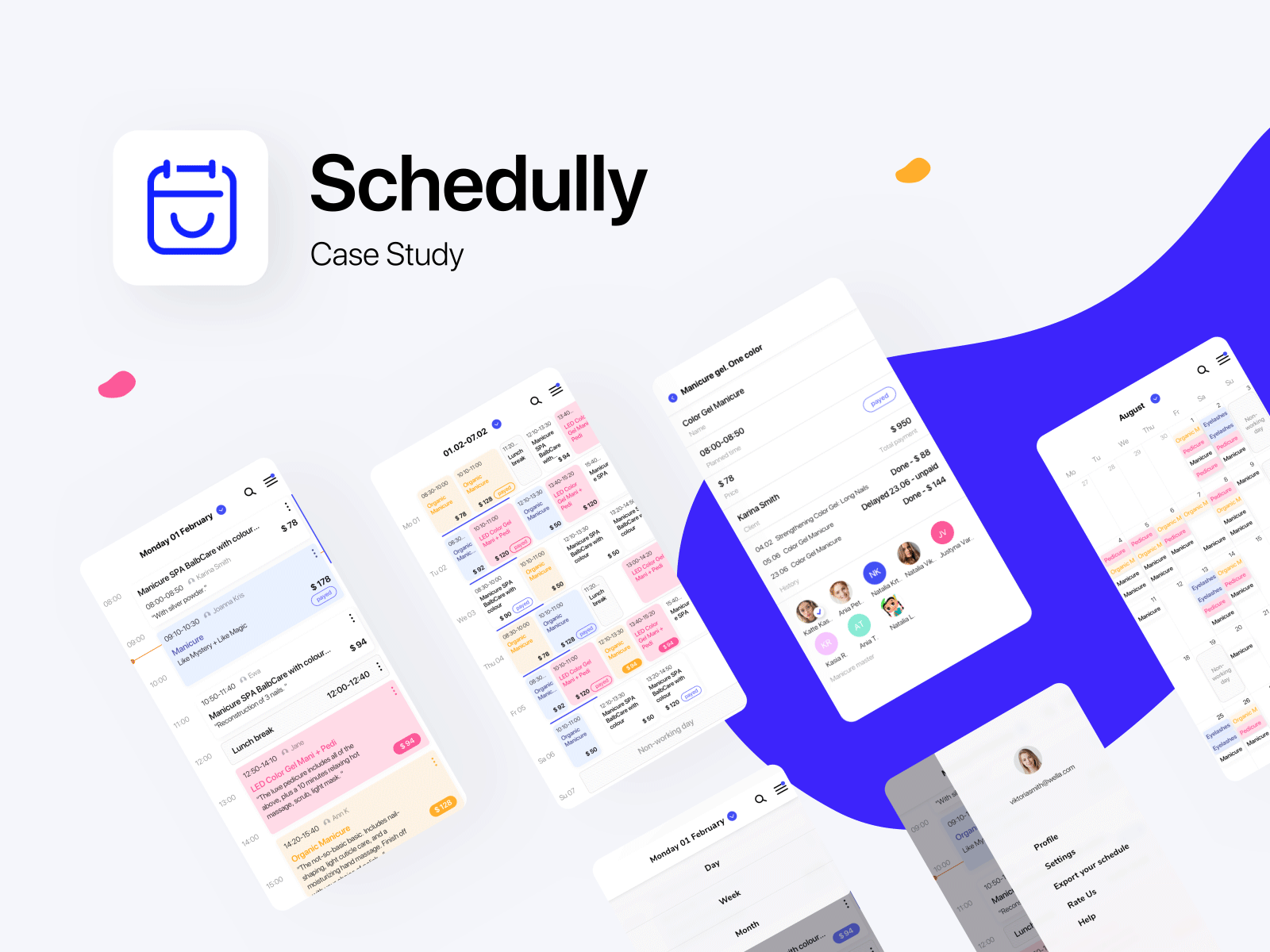 Schedule app android animation app calendar product prototype schedule schedule app ui ux