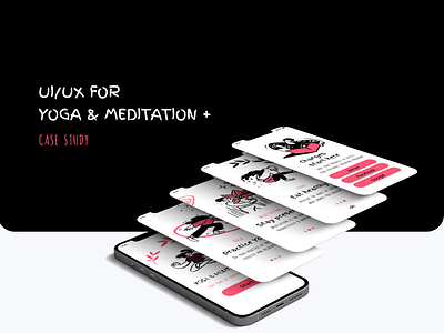 UI/UX design for YOGA & MEDITATION+