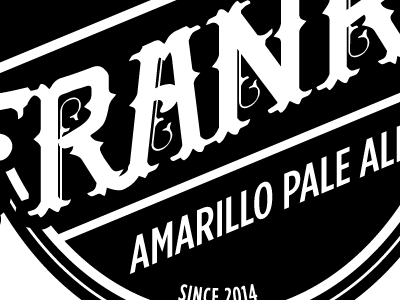 Frank's beer label