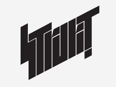 Strukt rocks heavymetal logo strukt typography