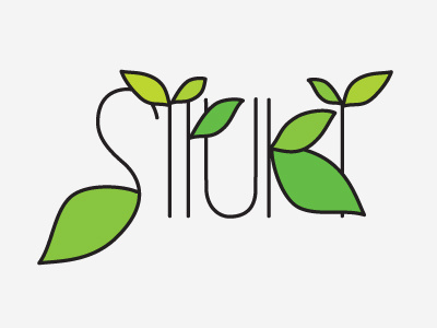 Bio Strukt bio green leaves logo