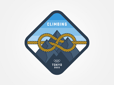 Climbing climbing mountains olympics rock climbing sport sticker tokyo