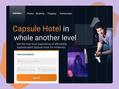 Hotel Room Booking design figma ux website