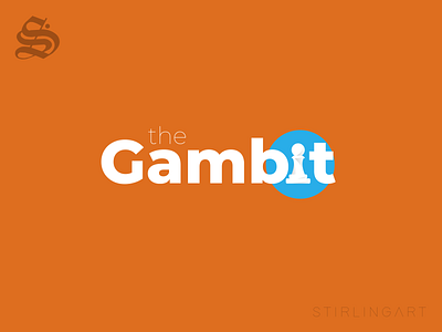 The Gambit Podcast // Logo #1 branding graphic design illustration logo podcast