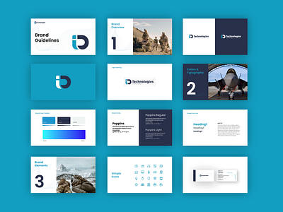 ID Technologies - Brand Guidelines - Powerpoint branding design graphic design illustration logo typography vector