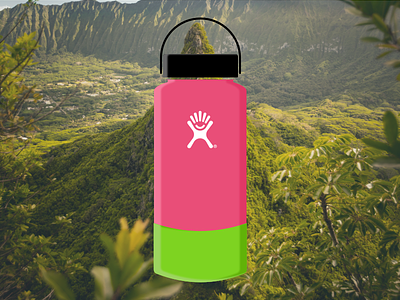 Hydro Flask Environments branding design flask flat hydro hydro flask illustration logo nature outdoors photography sketch water bottle