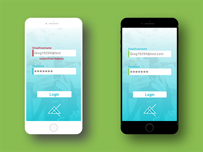 Border-Left Validation css design experience interface iphone sketch ui user ux validation