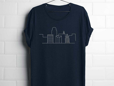 Winston Shirt city clothing destination flat graphic illustration minimal minimalistic sketch travel