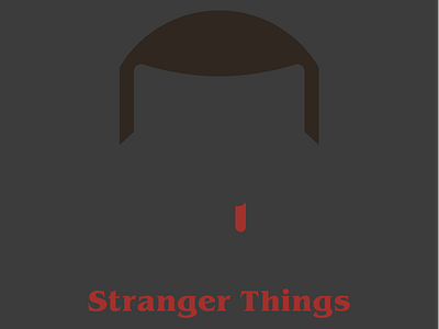 Stranger Things - Minimalist design graphics minimal minimalist poster stranger stranger things things