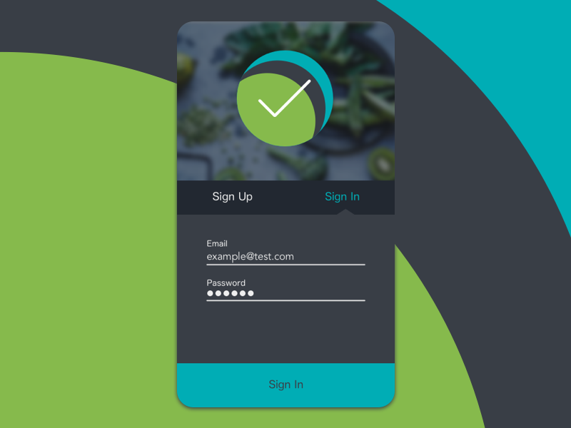 Mobile App Sign In sign in mobile interaction sketch flat ux experience user interface ui design material