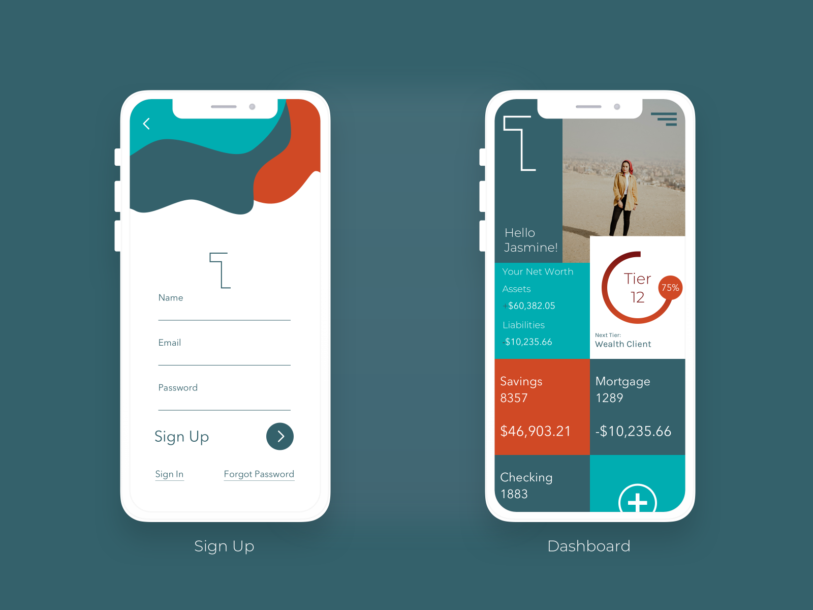 Tapples Login Dashboard by Elijah Townsend on Dribbble