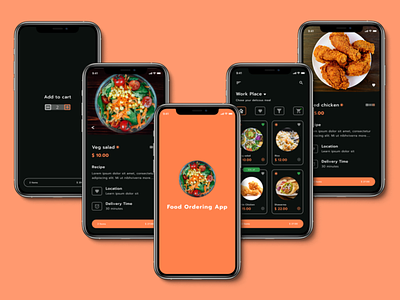 Food Ordering App abode app design figma graphic design mobile app photoshop ui ux web