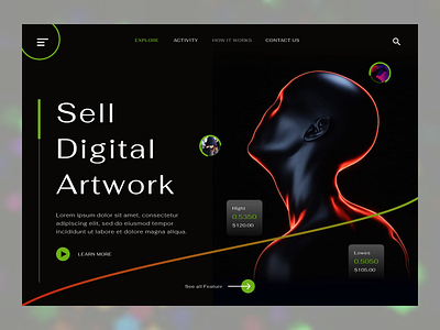 Digital Artwork Home page