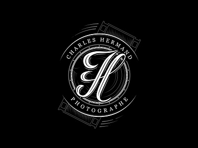Photographer logo basley h handlettering lettering logo photo photographer
