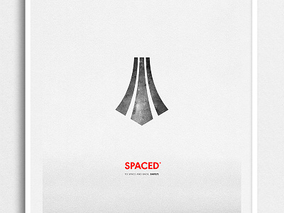 SPACED posters basley car challenge commercial infinity logo poster promotion rocket space spaced