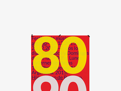8090® brand design festival graphic music poster stationery type typography