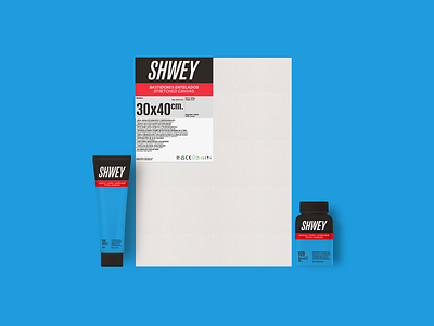 SHWEY® logo package packaging paint typography